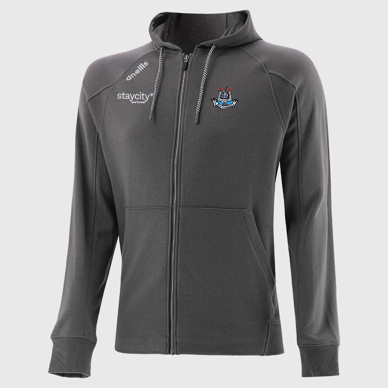 Dublin GAA Men's Momentum Fleece Full Zip Hoodie Grey from O’Neills Sportswear