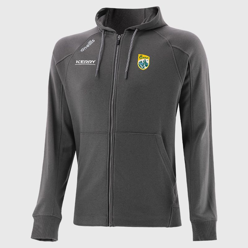 Kerry GAA Men's Momentum Fleece Full Zip Hoodie Grey from O’Neills Sportswear