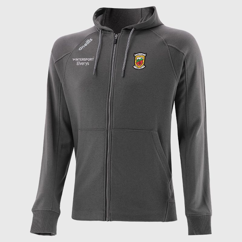 Mayo GAA Men's Momentum Fleece Full Zip Hoodie Grey from O’Neills Sportswear