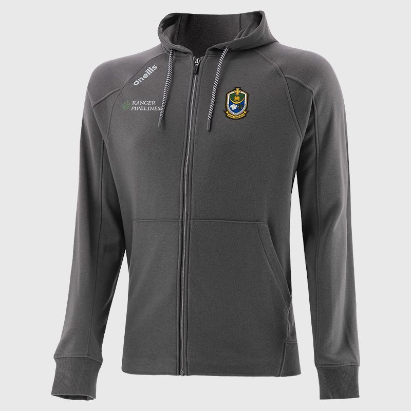 Roscommon GAA Men's Momentum Fleece Full Zip Hoodie Grey from O’Neills Sportswear