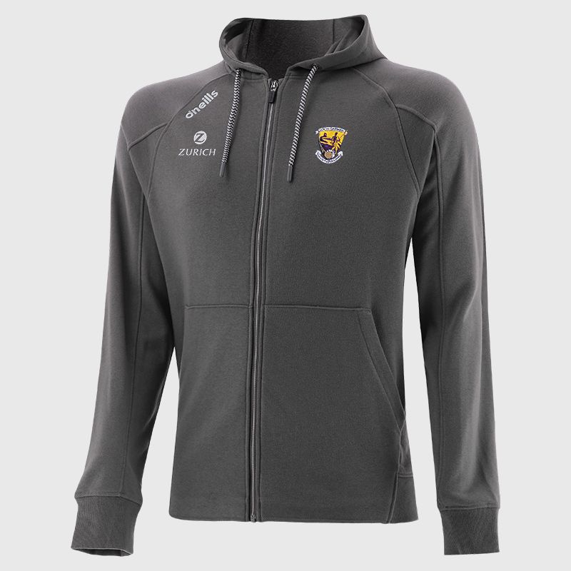 Wexford GAA Men's Momentum Fleece Full Zip Hoodie Grey from O’Neills Sportswear