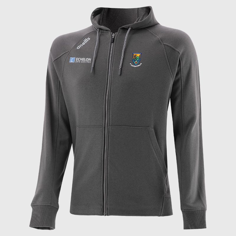 Wicklow GAA Men's Momentum Fleece Full Zip Hoodie Grey from O’Neills Sportswear