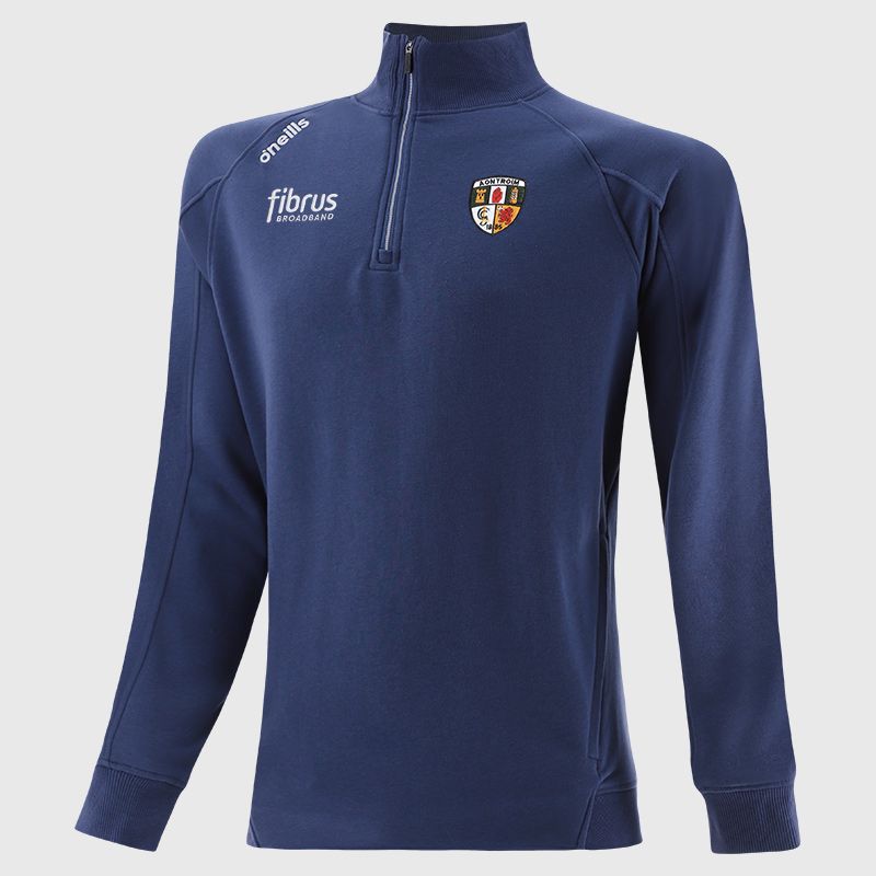 Antrim GAA Men's Momentum Half Zip Fleece Top Navy from O’Neills Sportswear