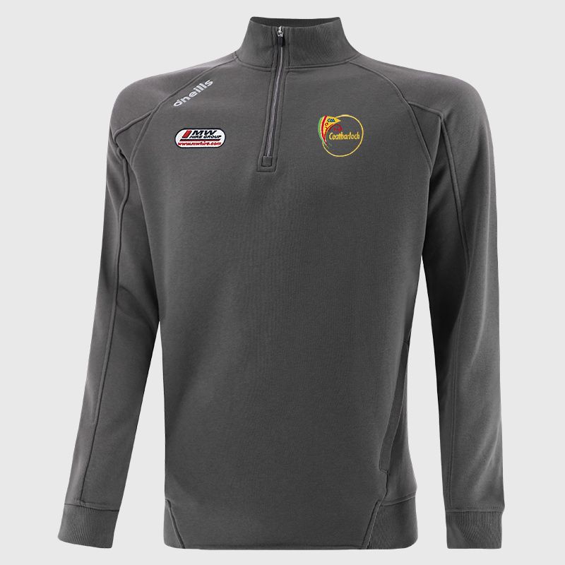 Carlow GAA Men's Momentum Half Zip Fleece Top Dark Grey from O’Neills Sportswear