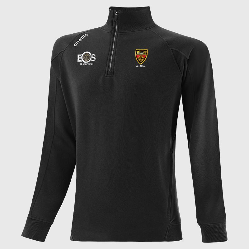 Down GAA Men's Momentum Half Zip Fleece Top Black from O’Neills Sportswear