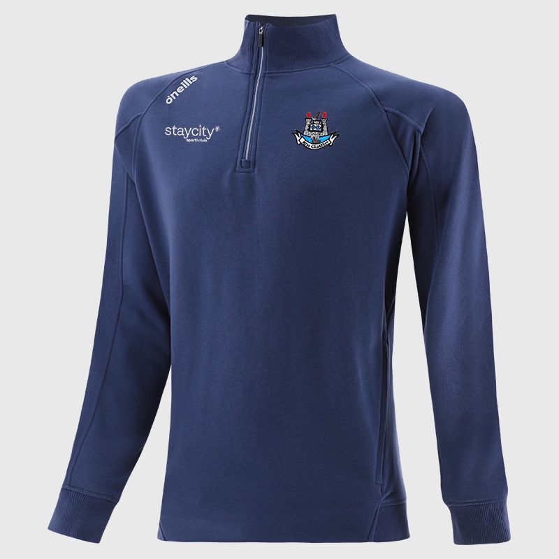 Dublin GAA Men's Momentum Half Zip Fleece Top Navy from O’Neills Sportswear