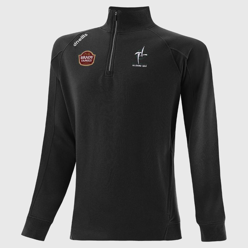 Kildare GAA Men's Momentum Half Zip Fleece Top Black from O’Neills Sportswear