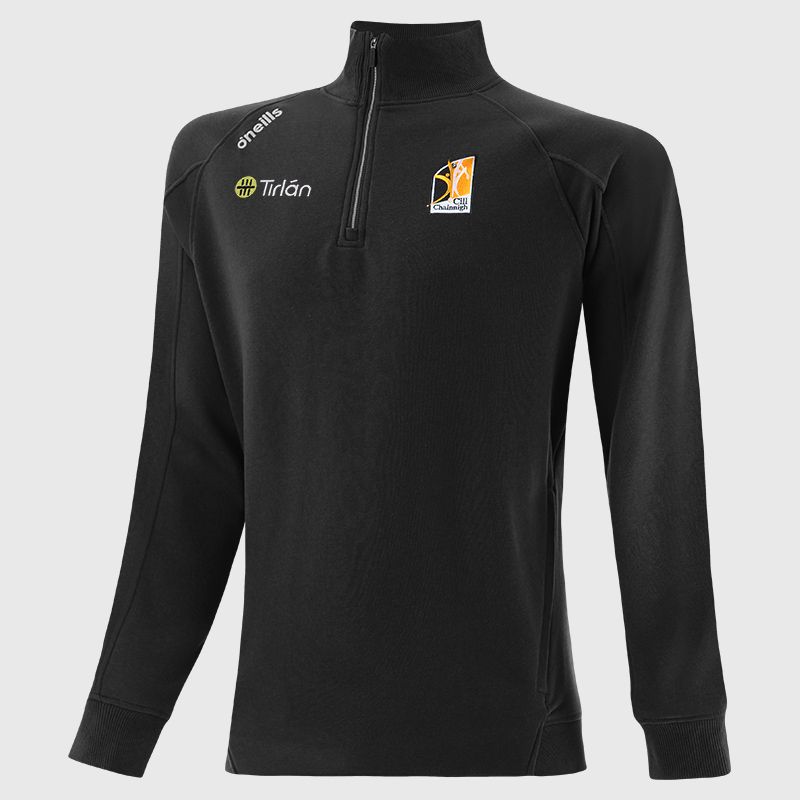 Kilkenny GAA Men's Momentum Half Zip Fleece Top Black from O’Neills Sportswear