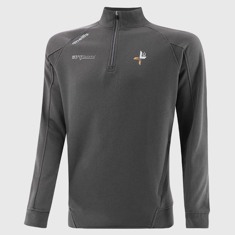 Louth GAA Men's Momentum Half Zip Fleece Top Dark Grey from O’Neills Sportswear
