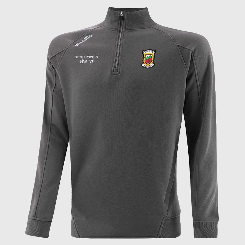 Mayo GAA Men's Momentum Half Zip Fleece Top Dark Grey from O’Neills Sportswear