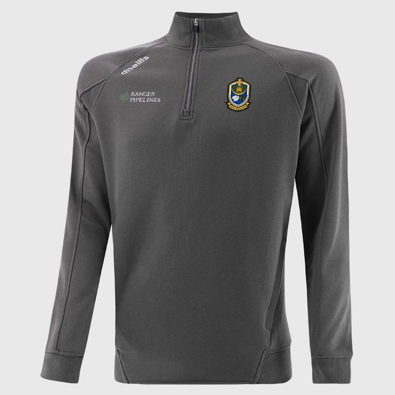 Roscommon GAA Men's Momentum Half Zip Fleece Top Dark Grey from O’Neills Sportswear