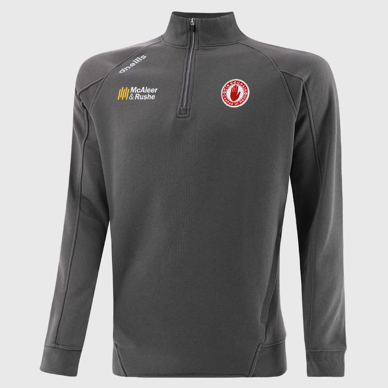 Tyrone GAA Men's Momentum Half Zip Fleece Top Dark Grey from O’Neills Sportswear