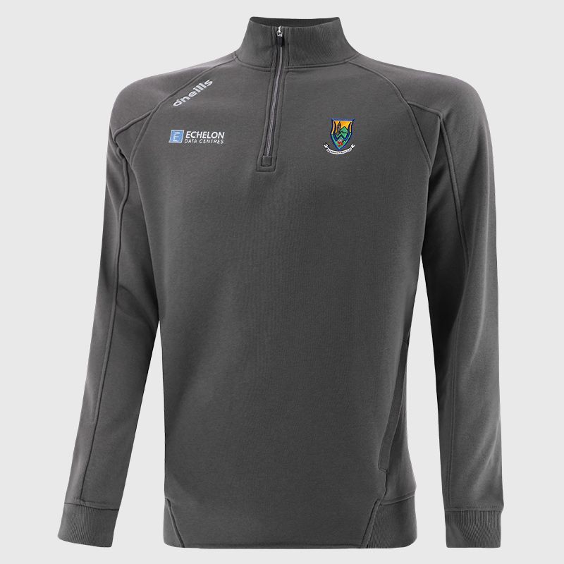 Wicklow GAA Men's Momentum Half Zip Fleece Top Dark Grey from O’Neills Sportswear