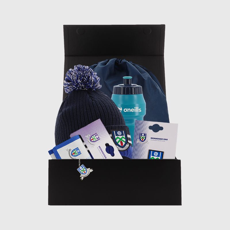 Monaghan GAA Gift Box with Monaghan accessories packaged in a gift box by O’Neills.