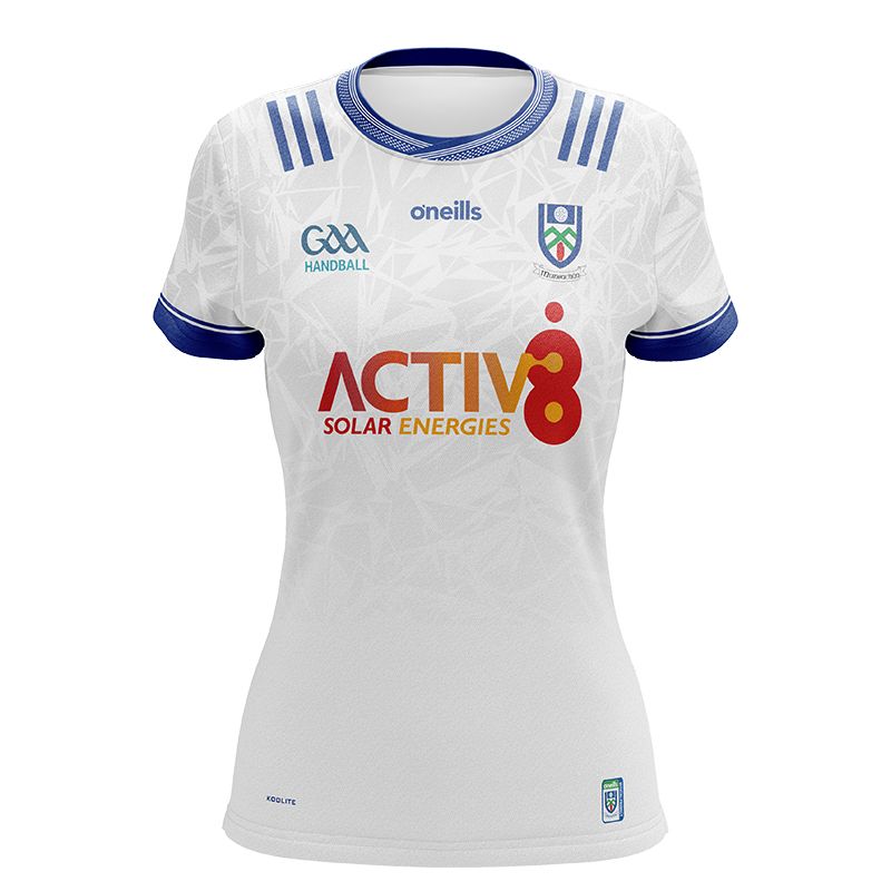 O’Neills White Monaghan GAA Women's Handball Jersey 2024 by O’Neills. 