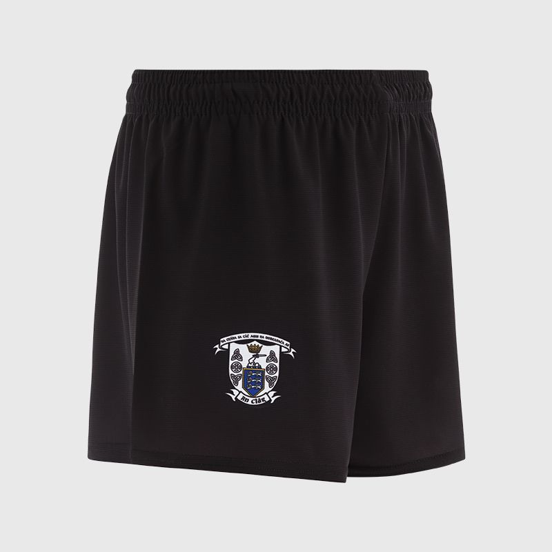 Black Clare GAA Training Shorts by O’Neills.