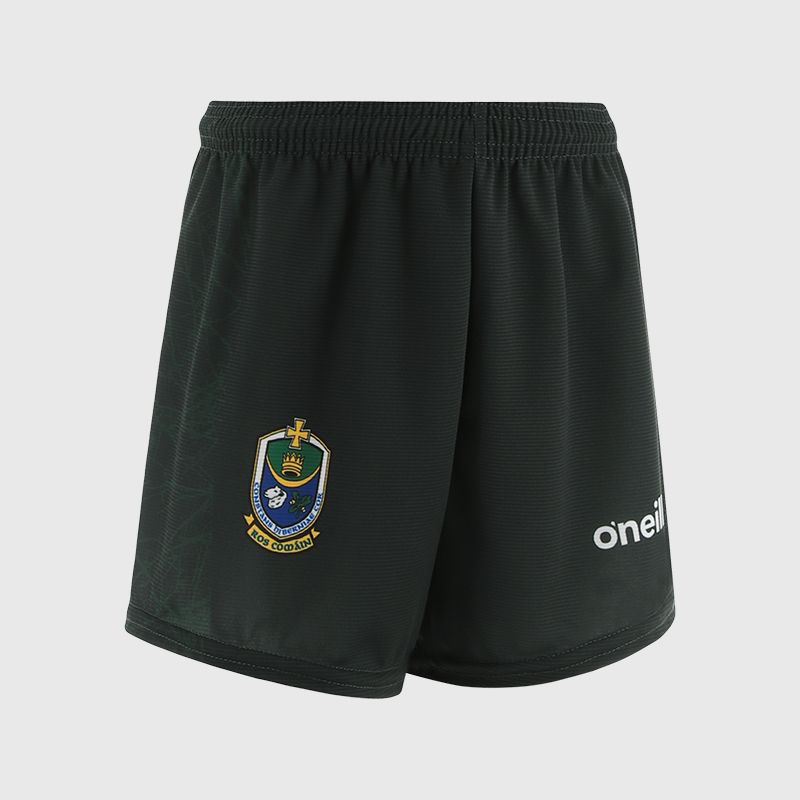 Dark Grey Roscommon GAA Kids' Training Shorts 2025 from O'Neills