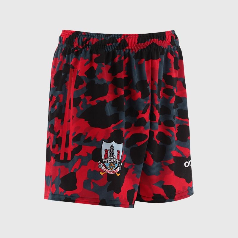 Red Cork GAA Kids' Training Shorts by O’Neills.