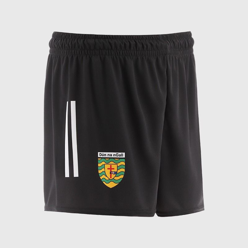 Black Donegal GAA Training Shorts by O’Neills.