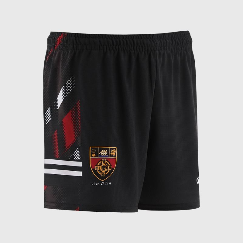 Black Down GAA Training Shorts by O’Neills.