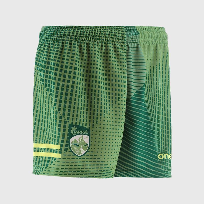 Green Kerry GAA Kids' Training Shorts by O’Neills.