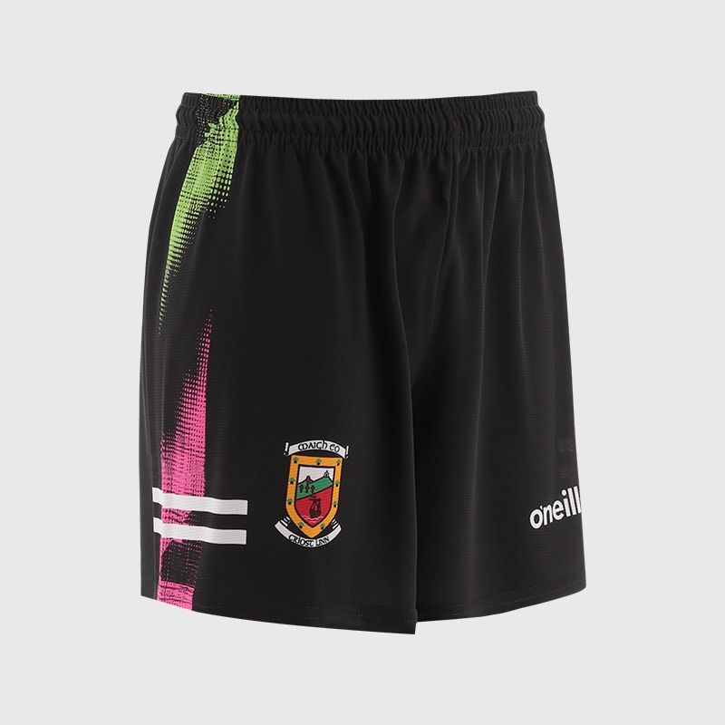Black Mayo GAA Men's Training Shorts by O’Neills.