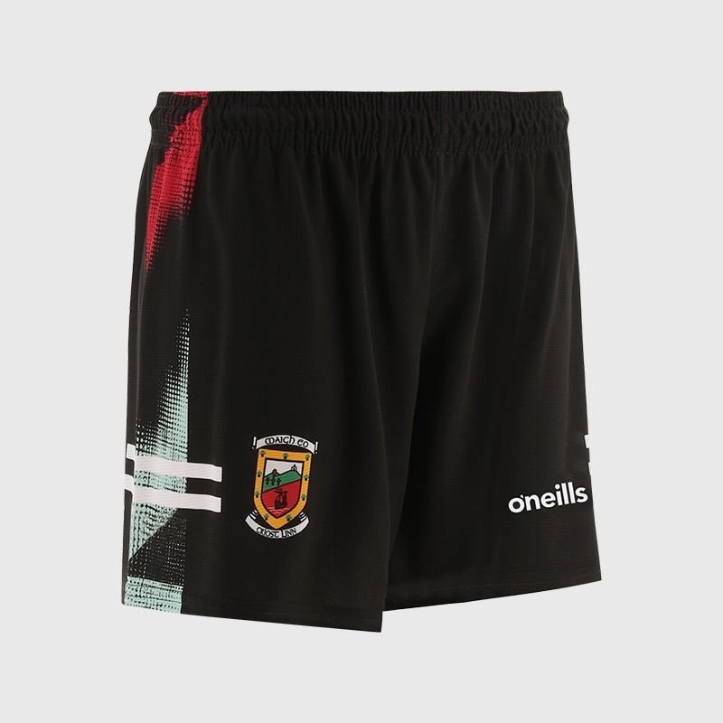 Black Mayo GAA Men's Training Shorts by O’Neills.