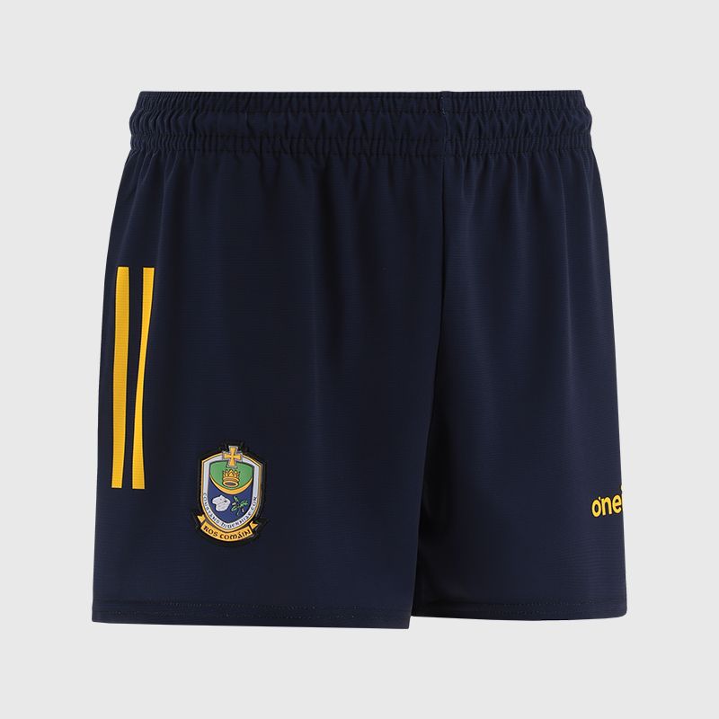 Navy Roscommon GAA Goalkeeper Shorts with stripe detail on leg by O’Neills.