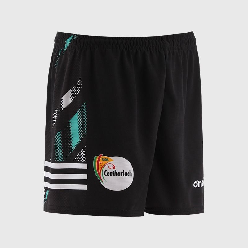Black Carlow GAA Training Shorts by O’Neills.