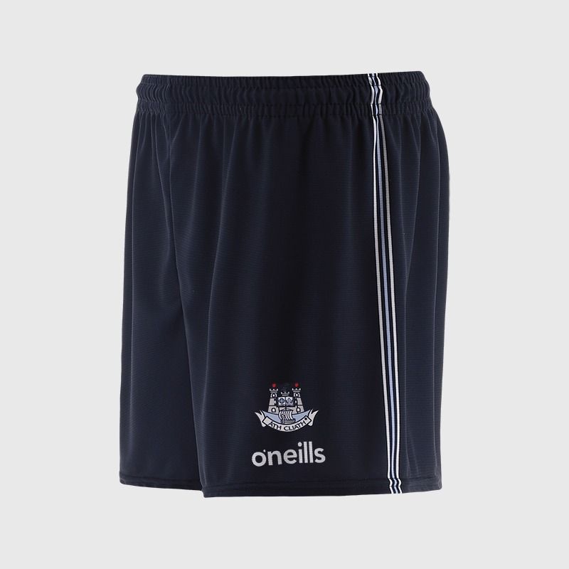 Navy Kids' Dublin Camogie Home Shorts by O’Neills.