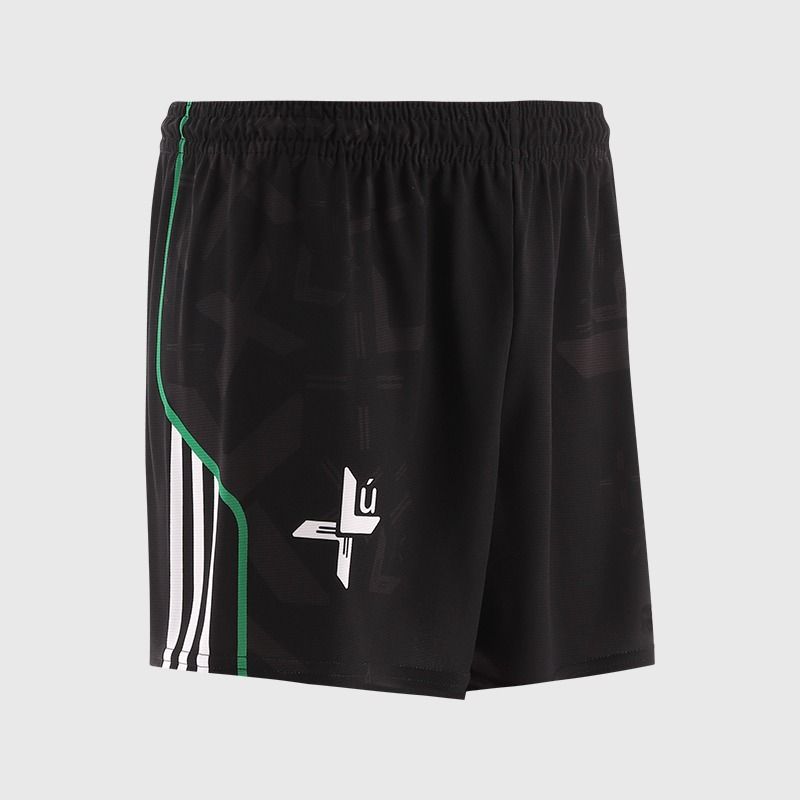 Black Louth GAA Kids' Goalkeeper Shorts by O’Neills.