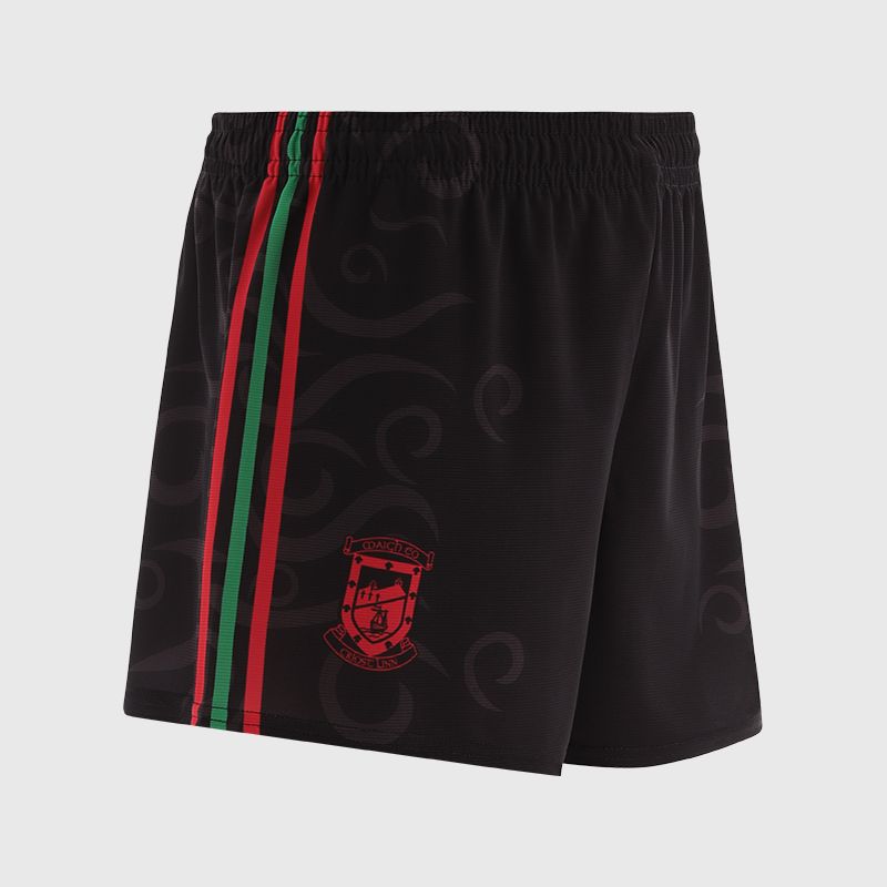Black Mayo GAA Training Shorts 2025 by O'Neills
