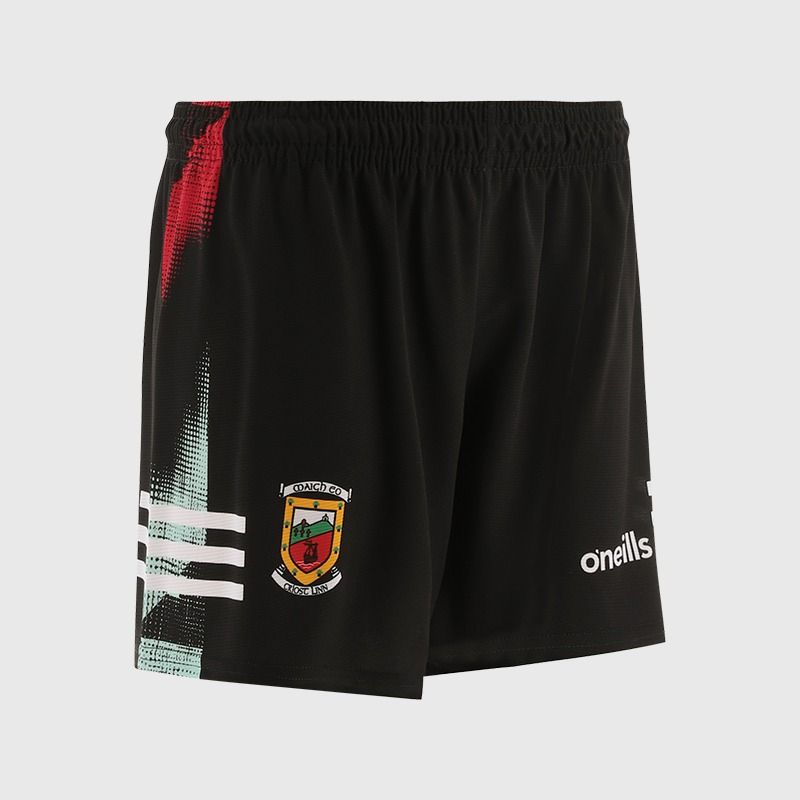 Black Mayo GAA Men's Training Shorts by O’Neills.
