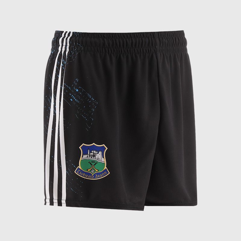 Black Tipperary GAA Training Shorts by O’Neills.