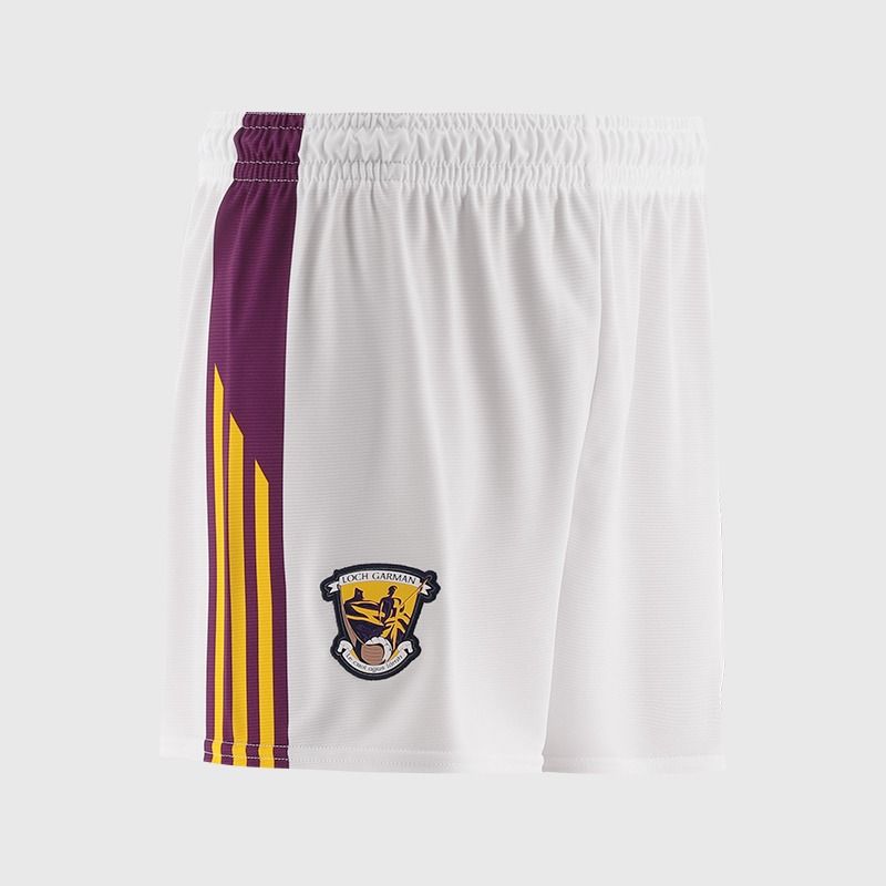 White Wexford GAA Kids' Home Shorts by O’Neills.