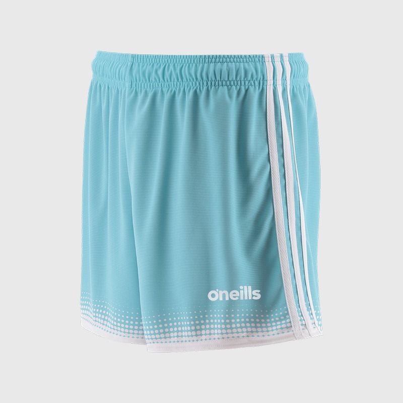 Kids' Blue and White Nelson GAA shorts from O'Neills.