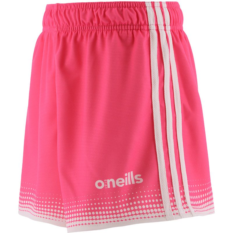 pink and white Nelson GAA shorts by O’Neills