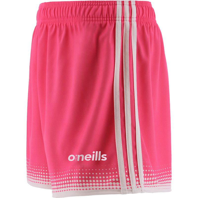 pink and white Nelson GAA shorts by O’Neills
