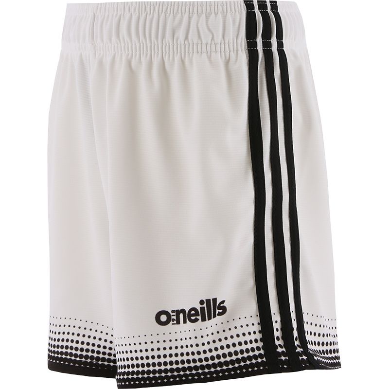 white and black Nelson GAA shorts by O’Neills