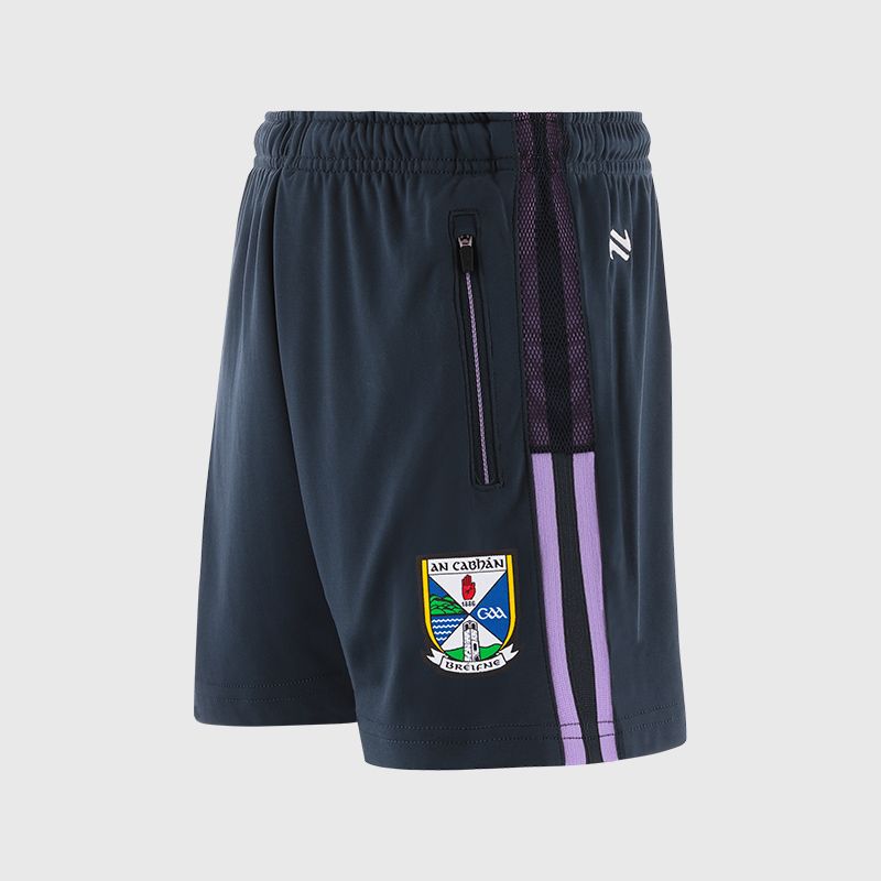 Navy Cavan GAA Kids' Nepal Shorts from O’Neills