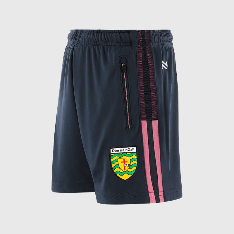 Navy Donegal GAA Kids' Nepal Shorts from O’Neills