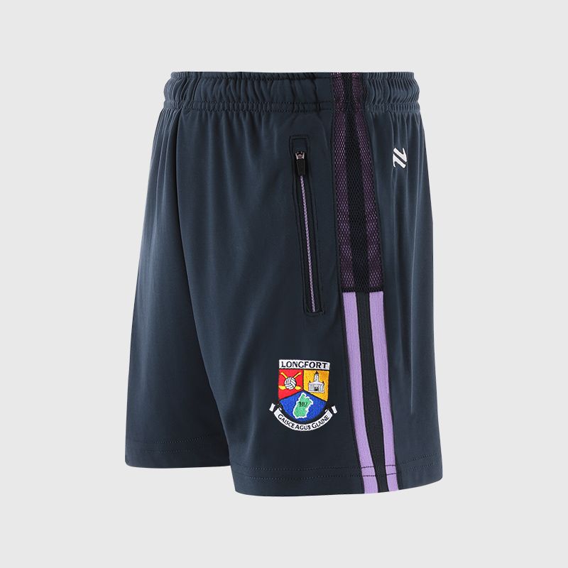 Navy Longford GAA Kids' Nepal Shorts from O’Neills