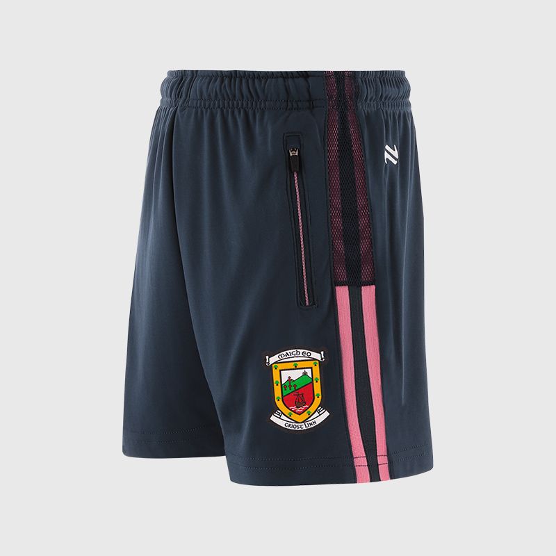 Navy Mayo GAA Kids' Nepal Shorts from O’Neills