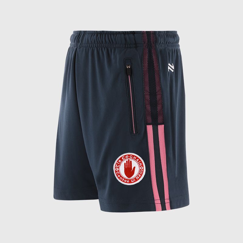 Navy Tyrone GAA Kids' Nepal Shorts from O’Neills