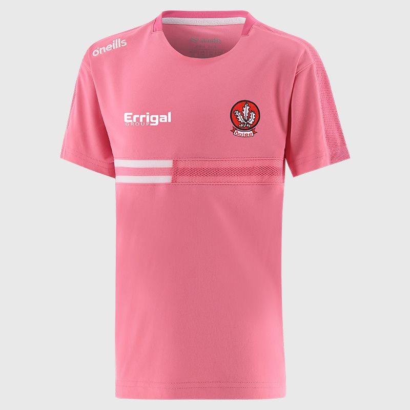 Pink Derry GAA Kids' Nepal T-Shirt from O’Neills 
