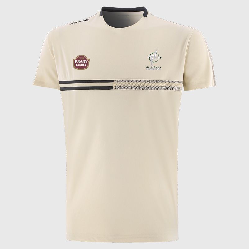 Beige Kildare GAA Kids' Nepal T-Shirt by O'Neills