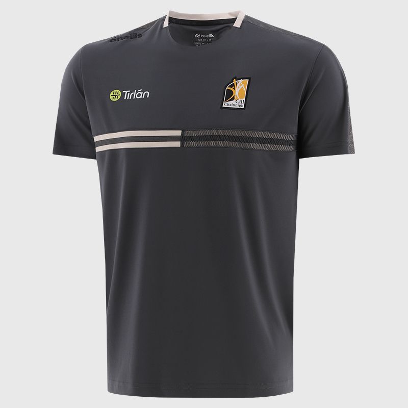 Dark Grey Kilkenny GAA Kids' Nepal T-Shirt from O'Neills