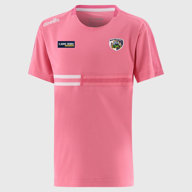 O’Neills Laois GAA Kids' Nepal T-Shirt Pink