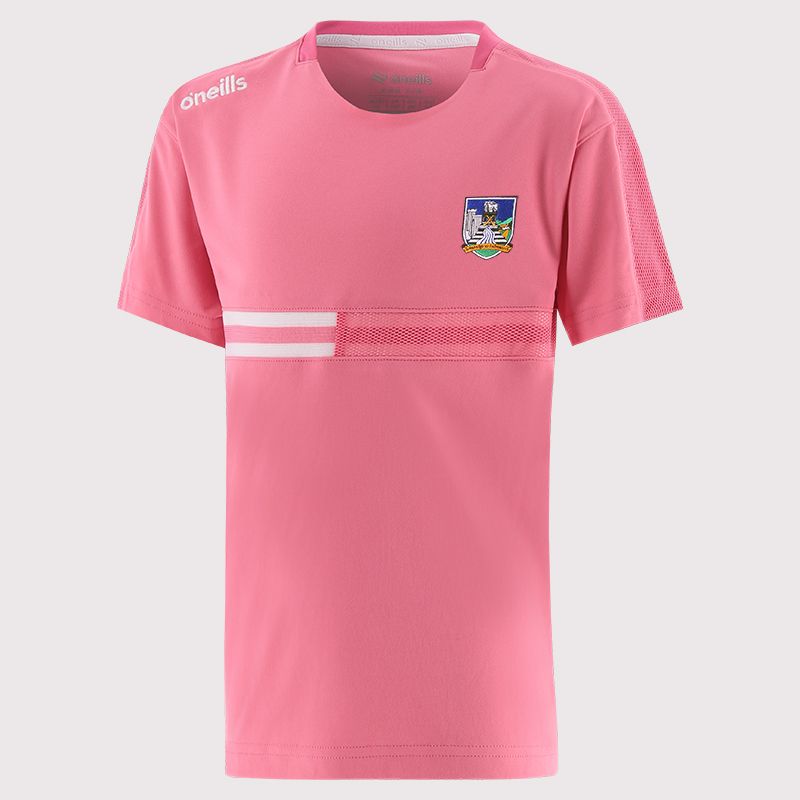 O’Neills Limerick GAA Kids' Nepal T-Shirt Pink