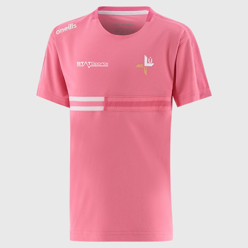 Pink Louth GAA Kids' Nepal T-Shirt from O’Neills